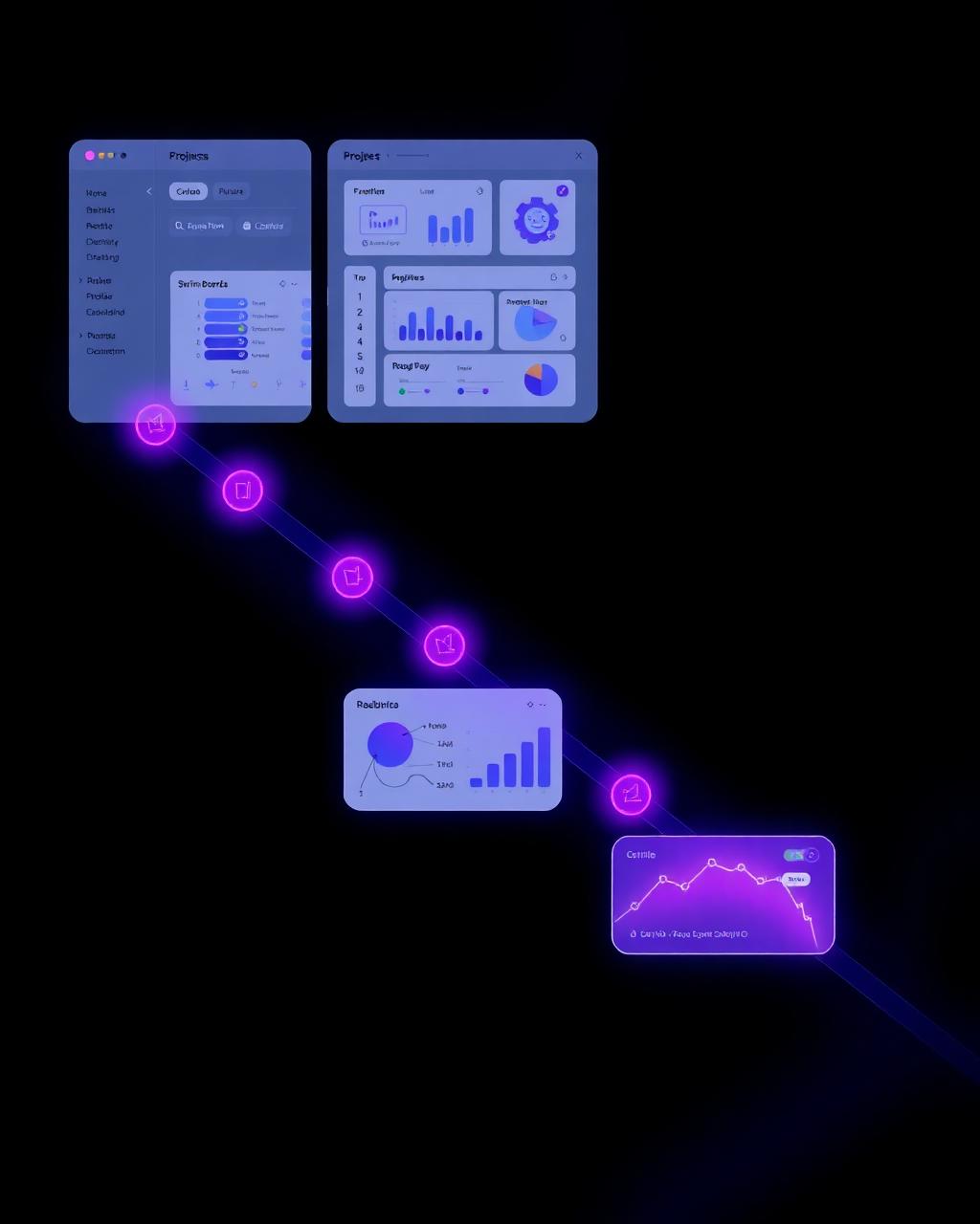 Visualization of the Tenable project management framework